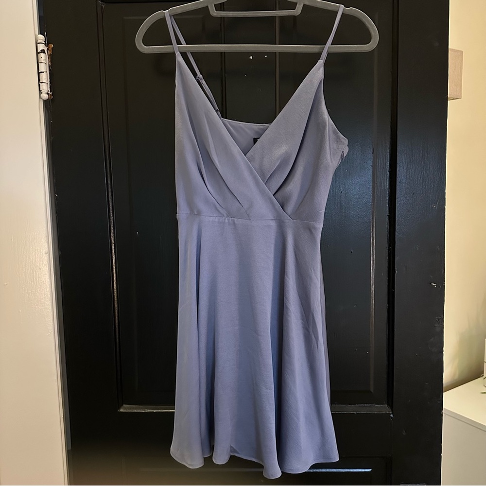 Express Blueish Gray Dress
